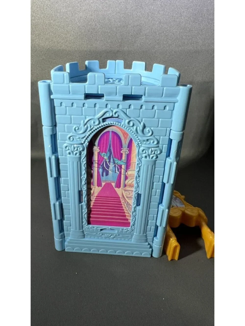 Disney Princess Cinderella Folding Castle Vanity Blue Toy Playset